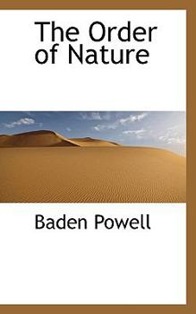 Paperback The Order of Nature Book