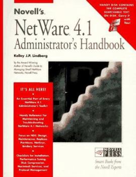 Paperback Novell's NetWare 4.1 Administrator's Handbook: With Disk Book