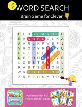 Word Search for Adults: Large Print Word-Finds Puzzle Book,Brain Games for Clever Kids & Adults