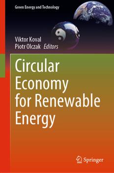 Hardcover Circular Economy for Renewable Energy Book