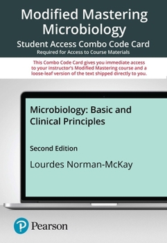 Printed Access Code Modified Mastering Microbiology with Pearson Etext --Combo Access Card for Microbiology: Basic and Clinical Principles, 2e Book