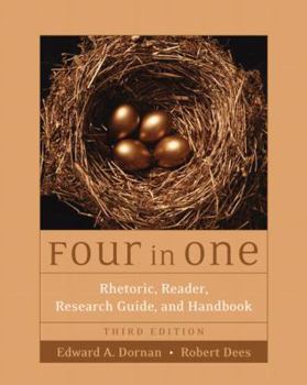 Paperback Four in One: Rhetoric, Reader, Research Guide, and Handbook Book