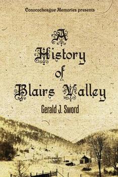 Paperback A History of Blairs Valley Book