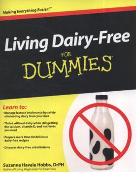 Paperback Living Dairy-Free for Dummies Book