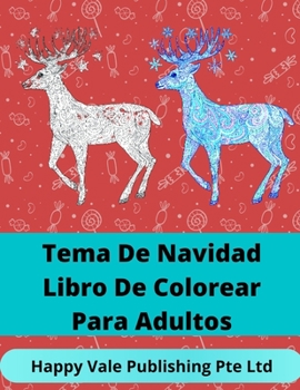 Paperback Tema De Navidad Libro De Colorear Para Adultos [Spanish] Book