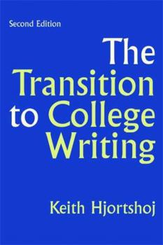 Paperback The Transition to College Writing Book