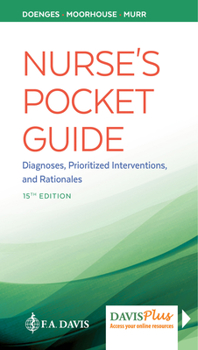 Paperback Nurse's Pocket Guide: Diagnoses, Prioritized Interventions and Rationales Book