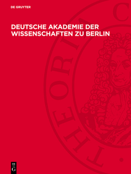 Deutsche Akademie Der Wissenschaften Zu Berlin: 1946-1956