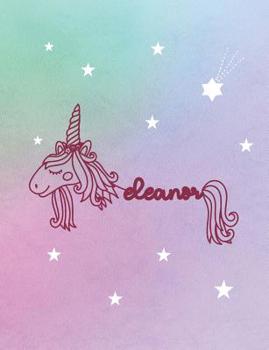 Paperback Eleanor: Unicorn Name Notebook Book