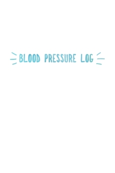 Paperback Blood Pressure Log: Tracker Book