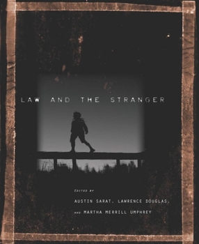 Hardcover Law and the Stranger Book