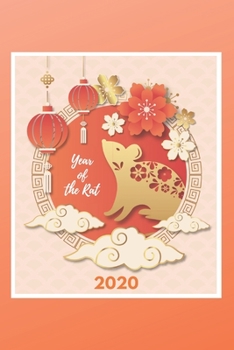 Paperback Blank Lined Journal: Year of the Rat 2020: Chinese Zodiac Book