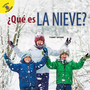 Hardcover ¿Qué Es La Nieve?: What Is Snow? [Spanish] Book