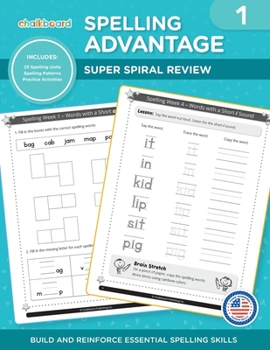 Paperback Spelling Advantage Grade 1 Book