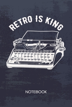 Bullet Dotted Journal: Nostalgia Lover Notebook Dotted Grid a5 6x9 120 Pages - Typewriter Planner Steampunk Diary Retro Party - Vintage Lover 90s Kids Gift Idea for Men and Women