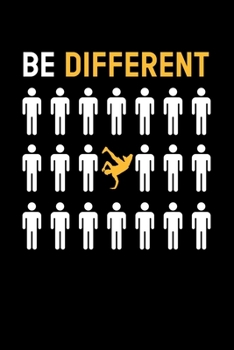 Be Different: Graph Paper Journal / Notebook / Diary Gift - 6”x9” - 120 pages - Graph Paper - 5mm x 5mm - Matte Cover