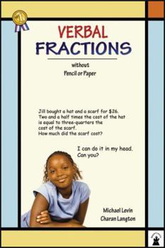 Paperback Verbal Fractions: Without Pencil or Paper Book