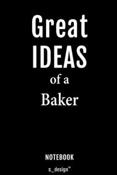 Notebook for Bakers / Baker: awesome handy Note Book [120 blank lined ruled pages]