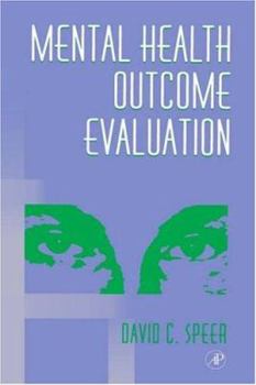 Hardcover Mental Health Outcome Evaluation Book