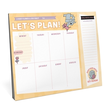 Let's Plan!: An Elephant & Piggie Desktop Calendar