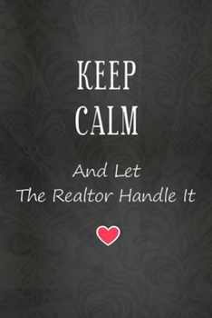 Thick Notebook: Lined Journal (120 Pages) - Funny real estate agent, realtor gifts for women