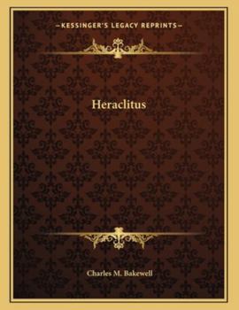 Paperback Heraclitus Book