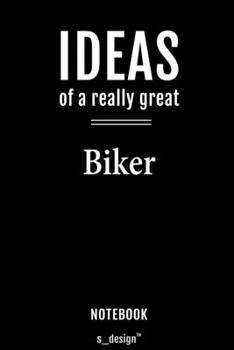Notebook for Bikers / Biker: awesome handy Note Book [120 blank lined ruled pages]