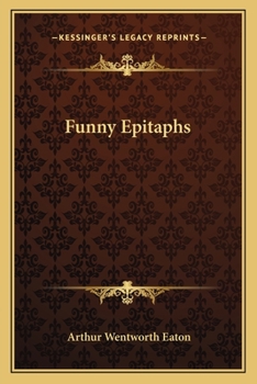 Paperback Funny Epitaphs Book