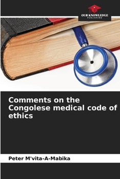 Paperback Comments on the Congolese medical code of ethics Book