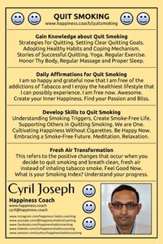 Paperback Happiness Habits - Quit Smoking Book