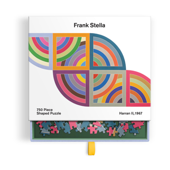 Misc. Frank Stella Harran II 750 Piece Shaped Puzzle in a Drawer Box Book