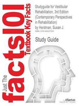 Paperback Studyguide for Vestibular Rehabilitation, 3rd Edition (Contemporary Perspectives in Rehabilitation) by Herdman, Susan J. Book