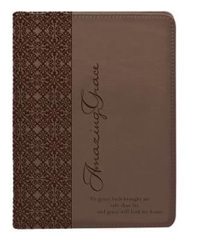 Imitation Leather Brown Amazing Grace Luxleather Journal Book