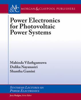 Paperback Power Electronics for Photovoltaic Power Systems Book