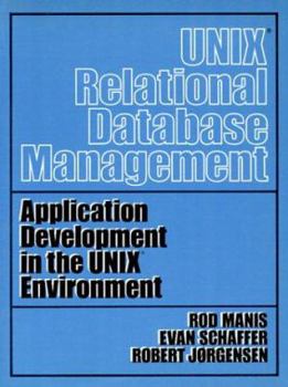 Paperback Unix (Tm) Relational Database Management Book