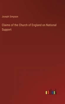 Claims of the Church of England on National Support