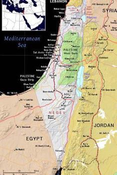 Modern Day Color Map of Israel Journal : Take Notes, Write down Memories in This 150 Page Lined Journal