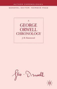 Paperback A George Orwell Chronology Book