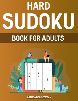 Paperback Hard Sudoku Book for Adults: 200 Hard Sudoku Puzzles With Solutions, Vol 5 Book