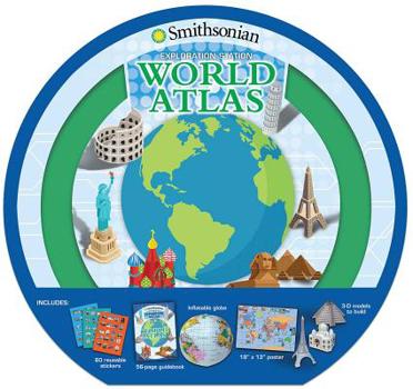 Paperback Smithsonian Exploration Station: World Atlas Book