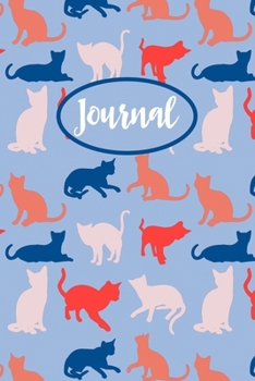 Paperback Cat Journal: Lined Notebook & Diary to Write In, Cat Journal With Cute Cat Pattern, Cat Themed Gifts For Her And Him. Book