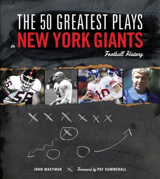 Hardcover The 50 Greatest Plays in New York Giants Football History Book