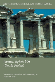 Paperback Jerome, Epistle 106 (On the Psalms) Book