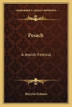 Paperback Pesach: A Jewish Festival Book