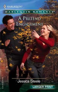 Mass Market Paperback A Pretend Engagement [Large Print] Book