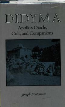 Hardcover Didyma: Apollo's Oracle, Cult, and Companions Book