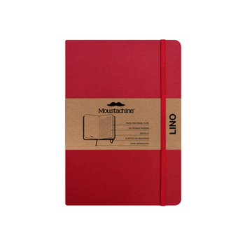 Moustachine Classic Linen Medium Classic Red Ruled Flex