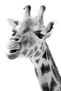 Paperback Giraffe in Black and White, for the Love of Animals: Blank 150 Page Lined Journal for Your Thoughts, Ideas, and Inspiration Book