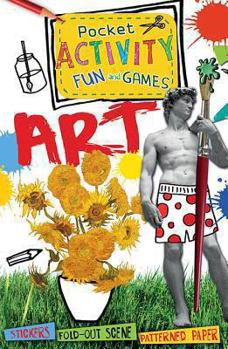 Paperback Art Pocket Activity Fun and Games [With Sticker(s)] Book
