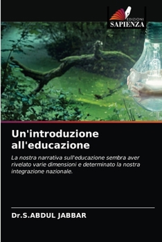 Paperback Un'introduzione all'educazione [Italian] Book